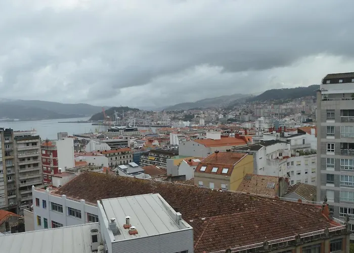 Fantastica Vista De La Ria De Vigo En Pleno Centro