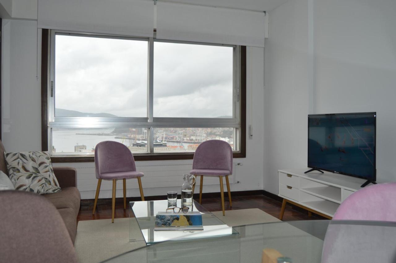 Fantastica Vista De La Ria De En Pleno Centro Vigo